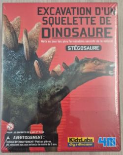 TROUSSE DE FOUILLE - SQUELETTE DE DINOSAURE STÉGOSAURE À CREUSER